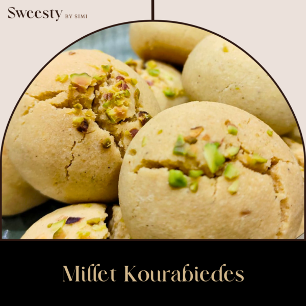 Millet Kourabiedes {Gluten-Free}