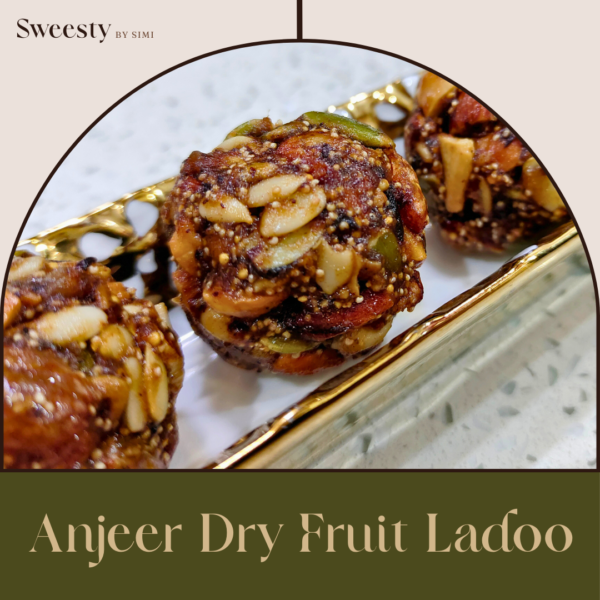 Anjeer Dry Fruit Ladoo {Vegan} {Gluten free}