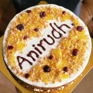 Pine Berry Crunch Cake