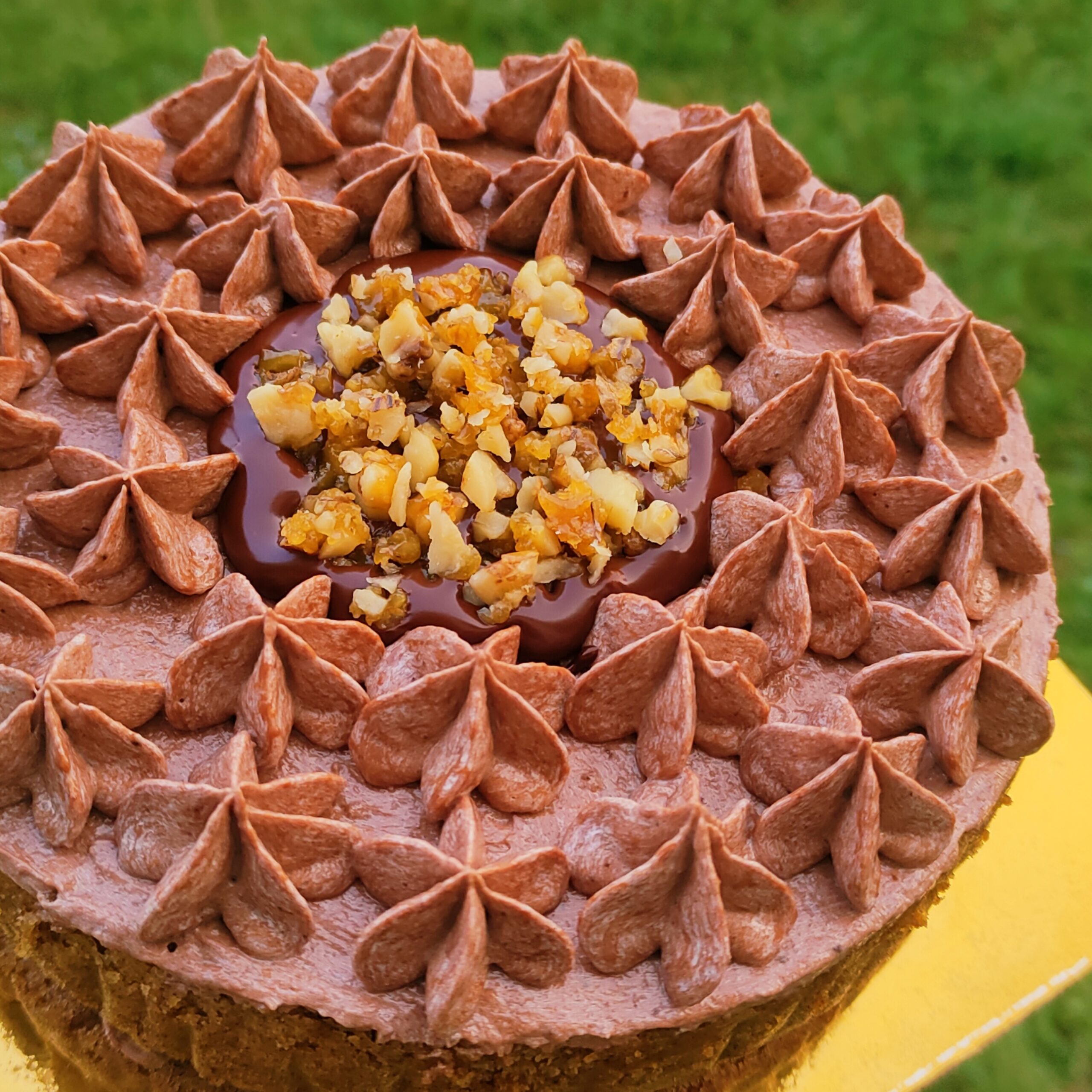 Chocolate Walnut Caramel Crunch Cake - Image 9