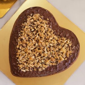 Date Night With Walnuts Cake (Heart)