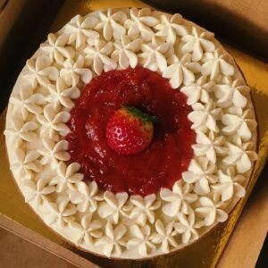 Strawberry Almond Cake
