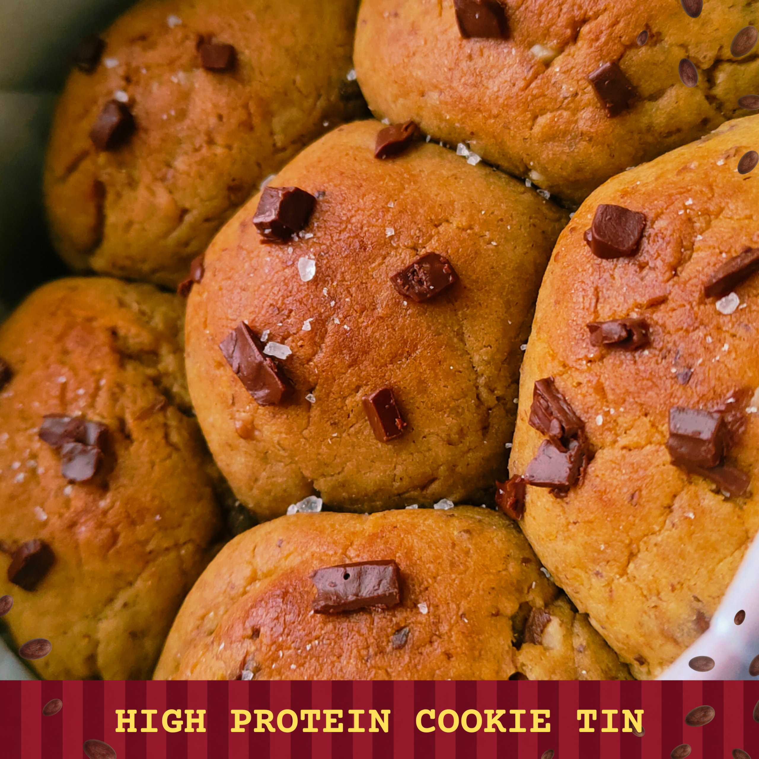 High Protein Cookie Tin