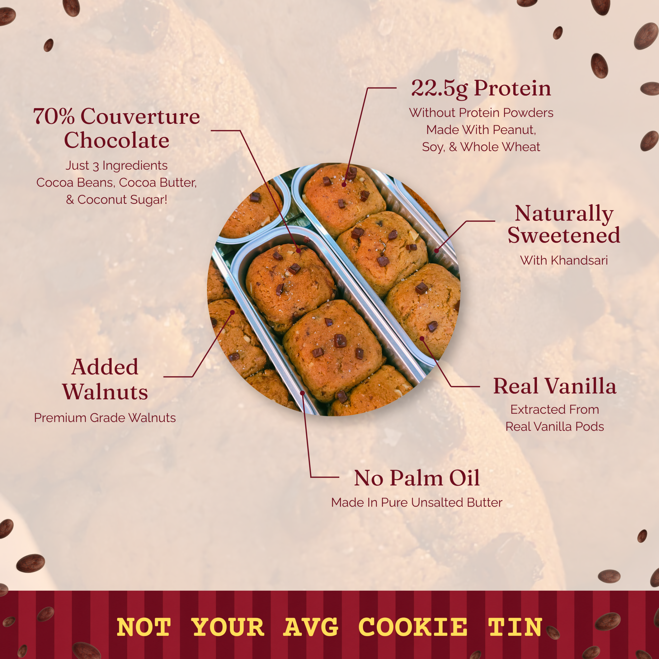 High Protein Cookie Tin (Mini) - Image 2